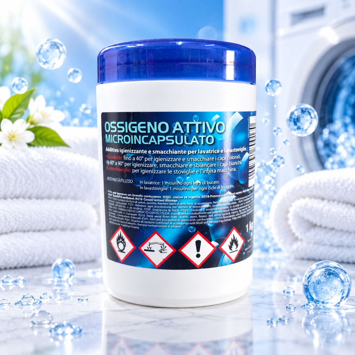 OSSIGENO ATTIVO MICROINCAPSULATO 1KG | SMACCHIANTE BUCATO