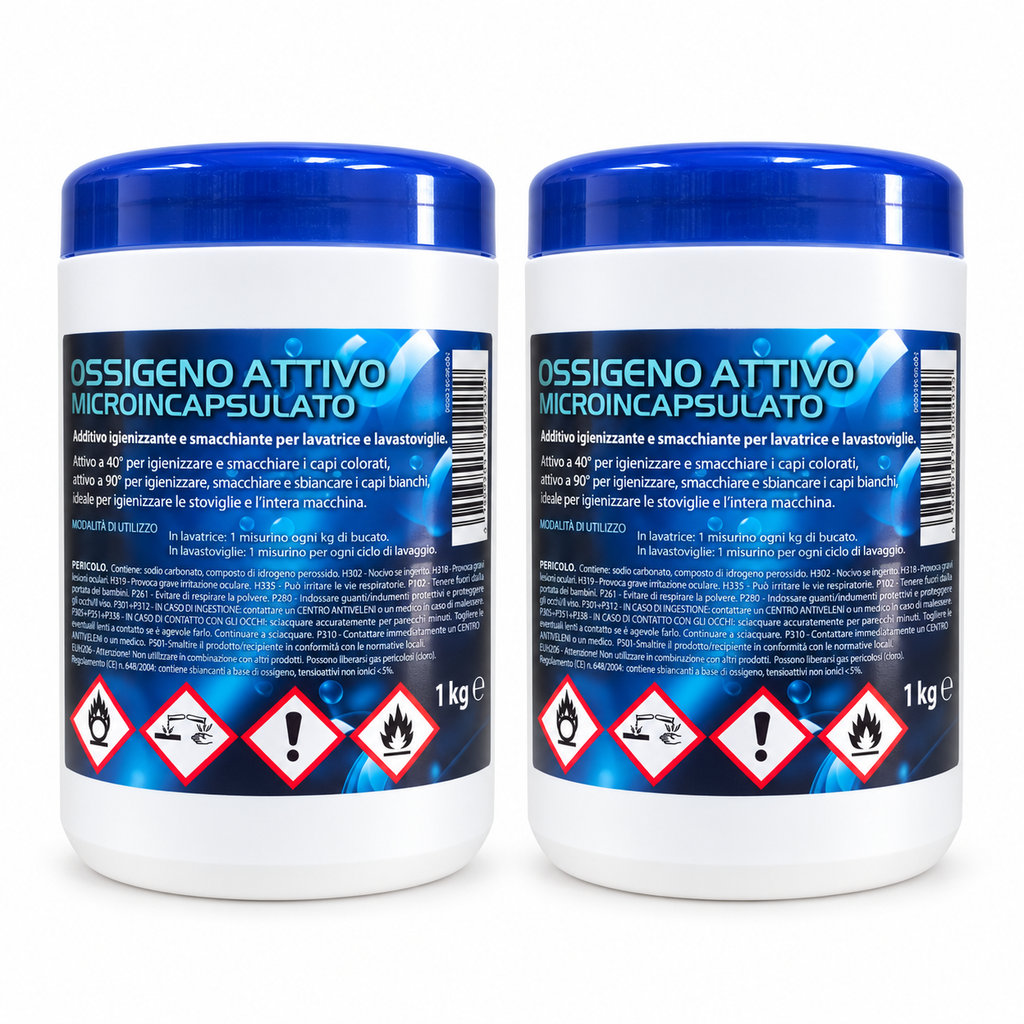 SET X2 OSSIGENO ATTIVO MICROINCAPSULATO 1KG | SMACCHIANTE BUCATO
