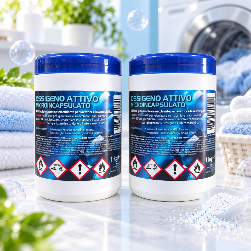 SET X2 OSSIGENO ATTIVO MICROINCAPSULATO 1KG | SMACCHIANTE BUCATO