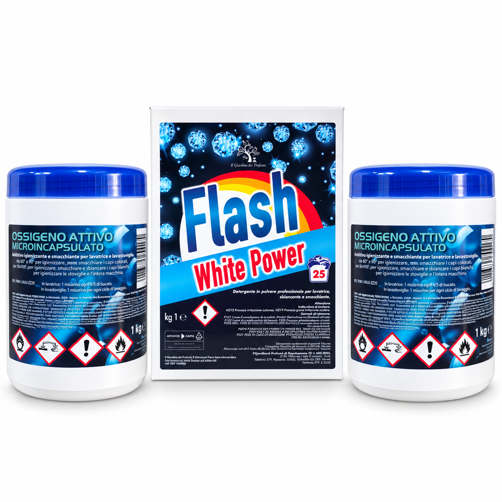 TRIS BUCATO 2X OSSIGENO ATTIVO + FLASH WHITE POWER – 3 KG