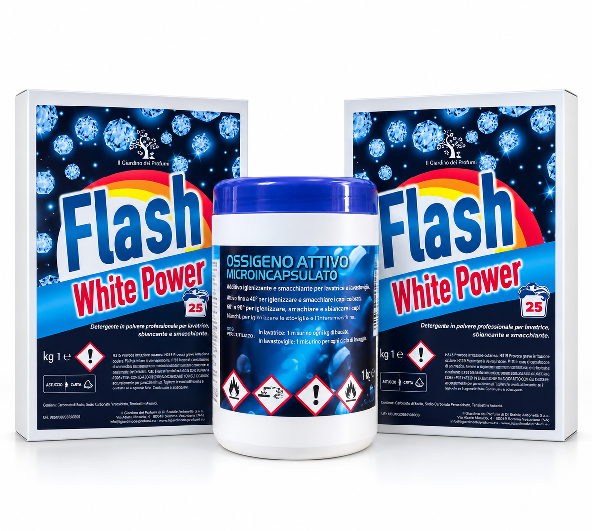 TRIS BUCATO FLASH WHITE POWER + OSSIGENO ATTIVO – 3 KG