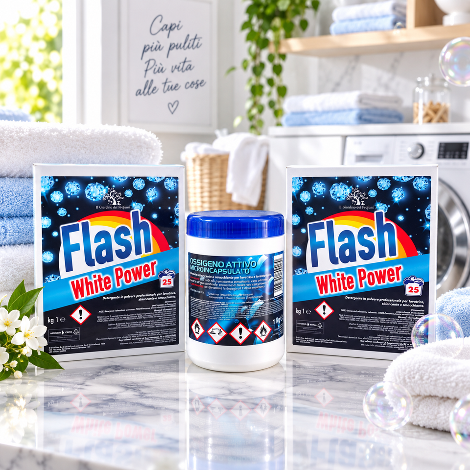 TRIS BUCATO FLASH WHITE POWER + OSSIGENO ATTIVO – 3 KG
