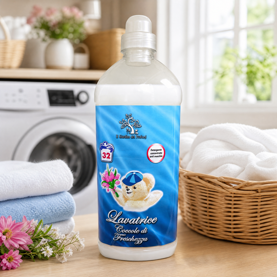Detersivo Lavatrice Profumato Coccole di Freschezza – 32 Lavaggi 1,5L