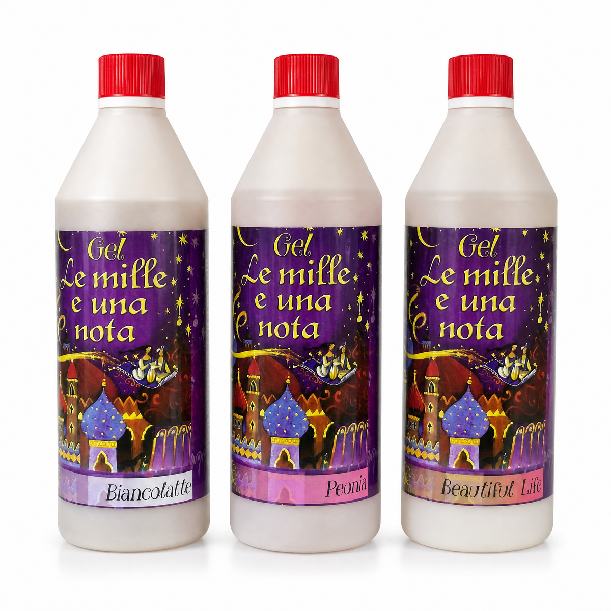 TRIS MILLE E UNA NOTA – Bianco Latte, Peonia e Beautiful Life