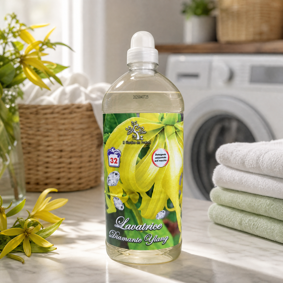 Detersivo Lavatrice Profumato Diamante Ylang – 32 Lavaggi 1,5L