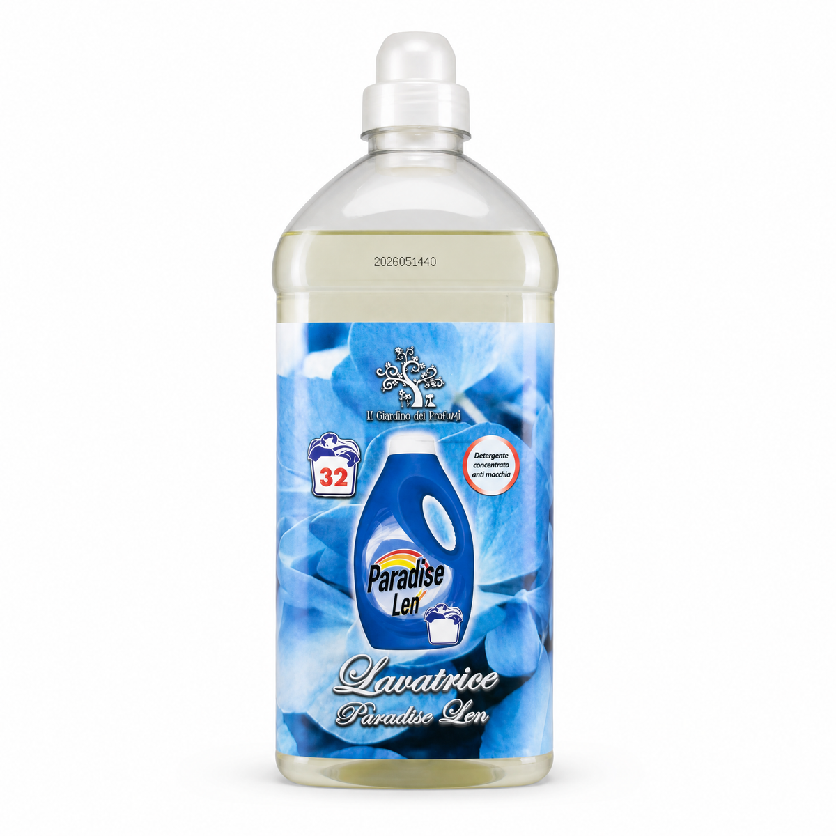 Detersivo Lavatrice Profumato Paradise Len – Concentrato 32 Lavaggi 1,5L