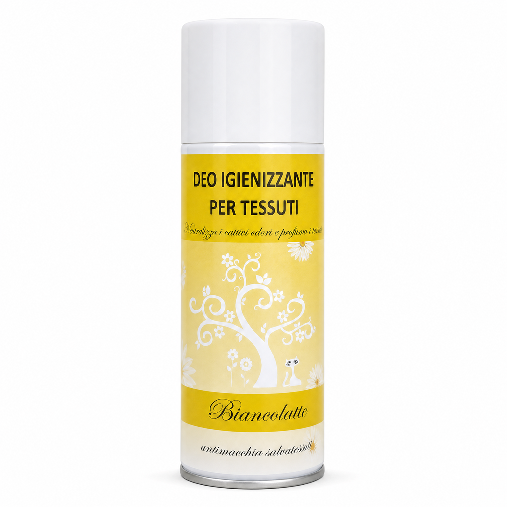 DEO IGIENIZZANTE PER TESSUTI - BIANCOLATTE