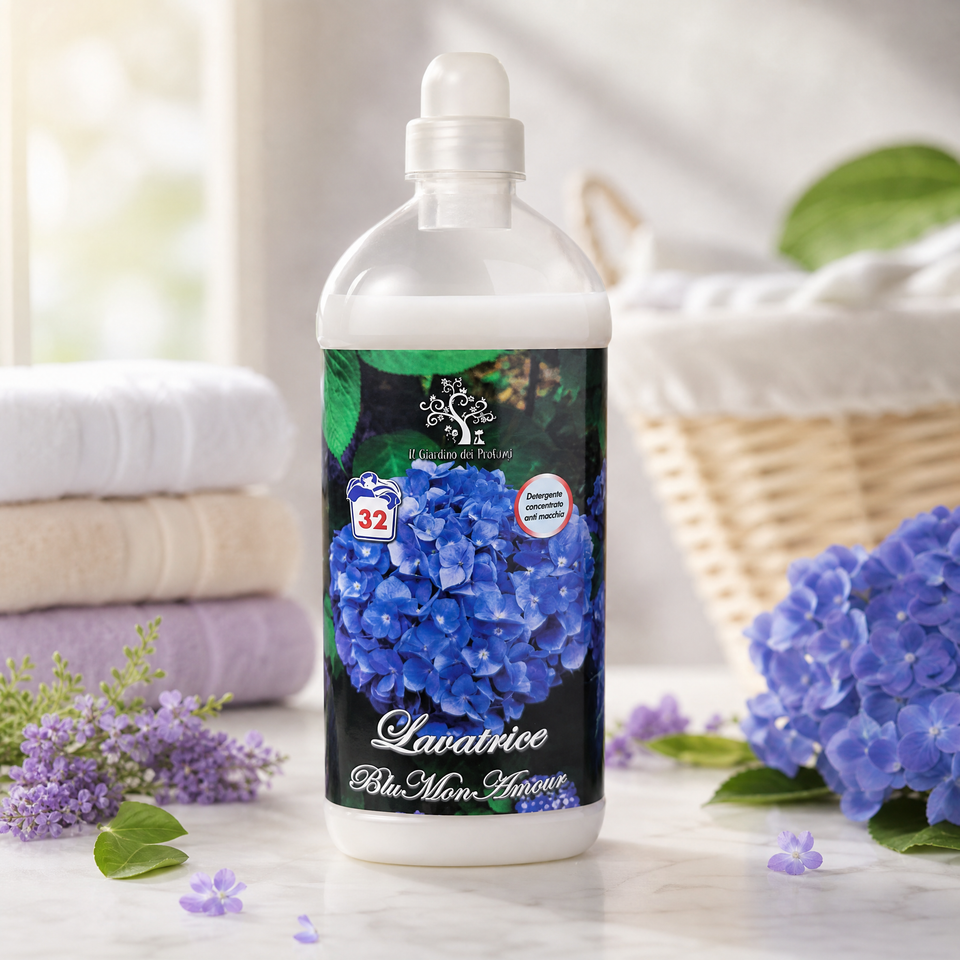 Detersivo Lavatrice Profumato Blu Mon Amour – 32 Lavaggi 1,5L