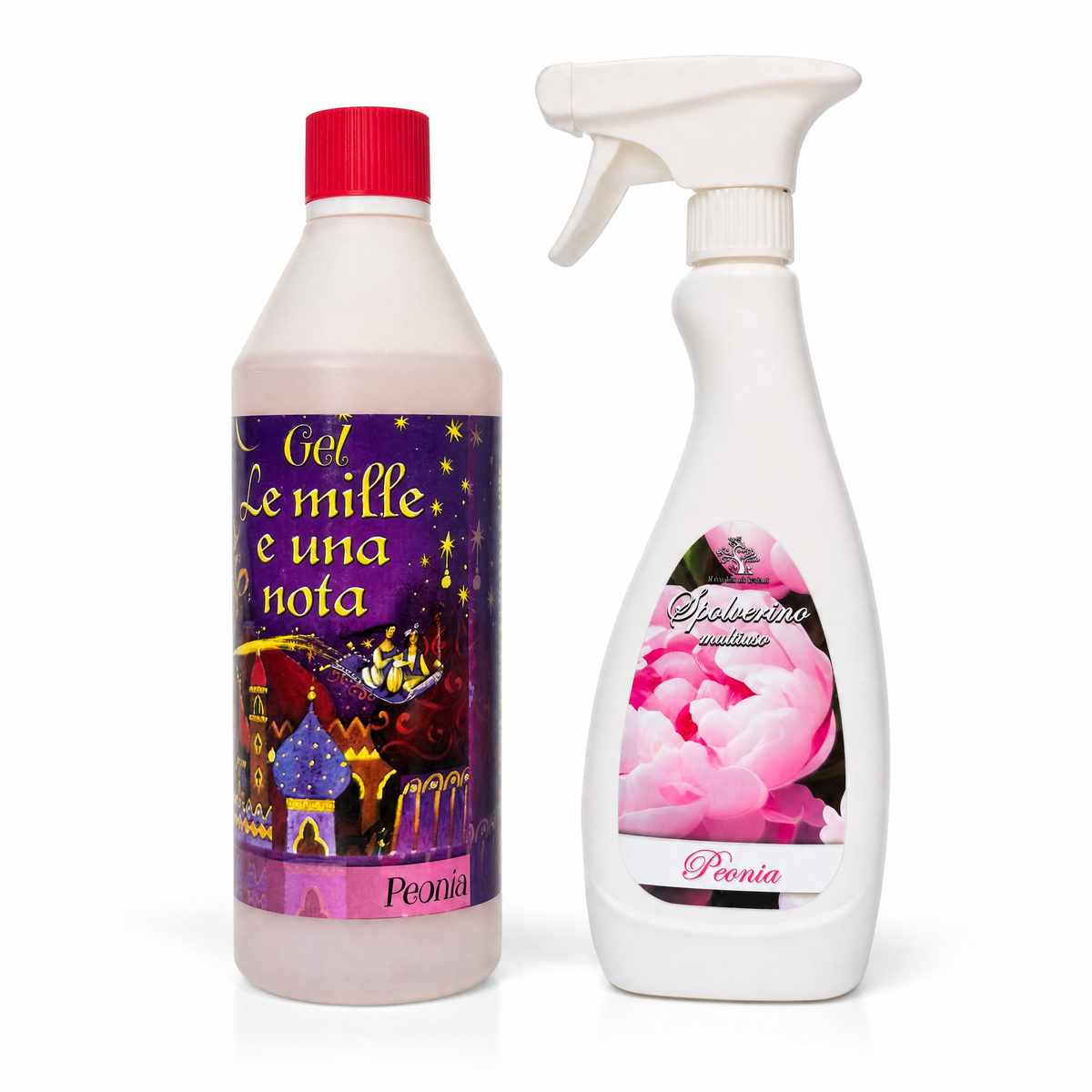 Set Gel Mille e Una Nota + Spolverino Multiuso – Peonia
