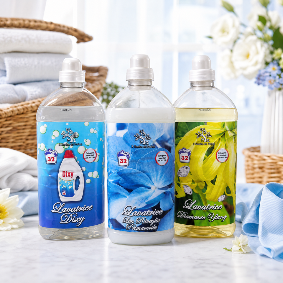 Tris Detersivi Lavatrice Profumati Freschezza Ylang – 96 Lavaggi