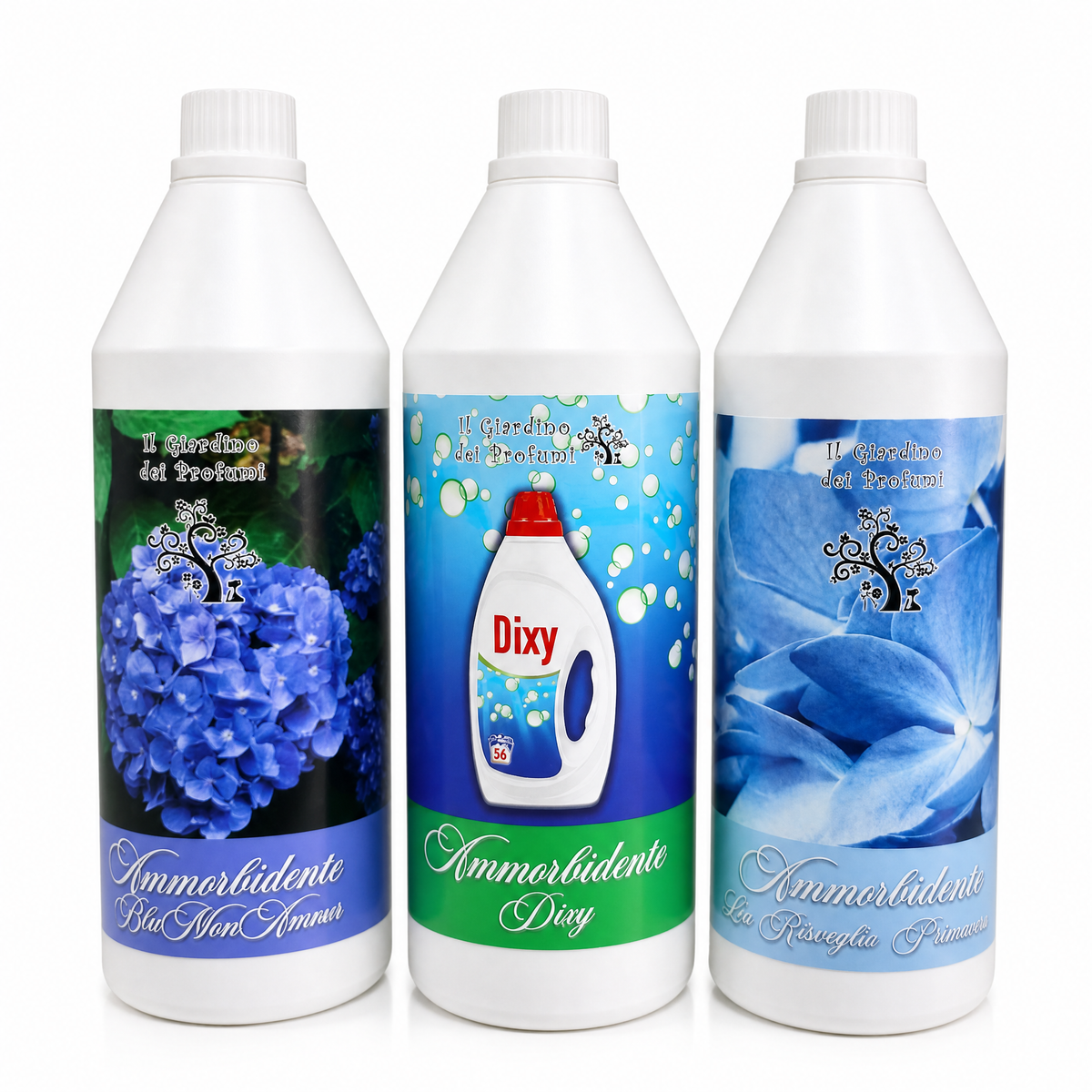 Tris Ammorbidenti Super Concentrati Energia Blu – 3 x 1L