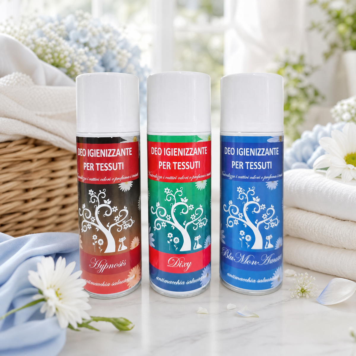 TRIS DEO TESSUTI – HYPNOSSIS + DIXY + BLUE MOON AMOUR