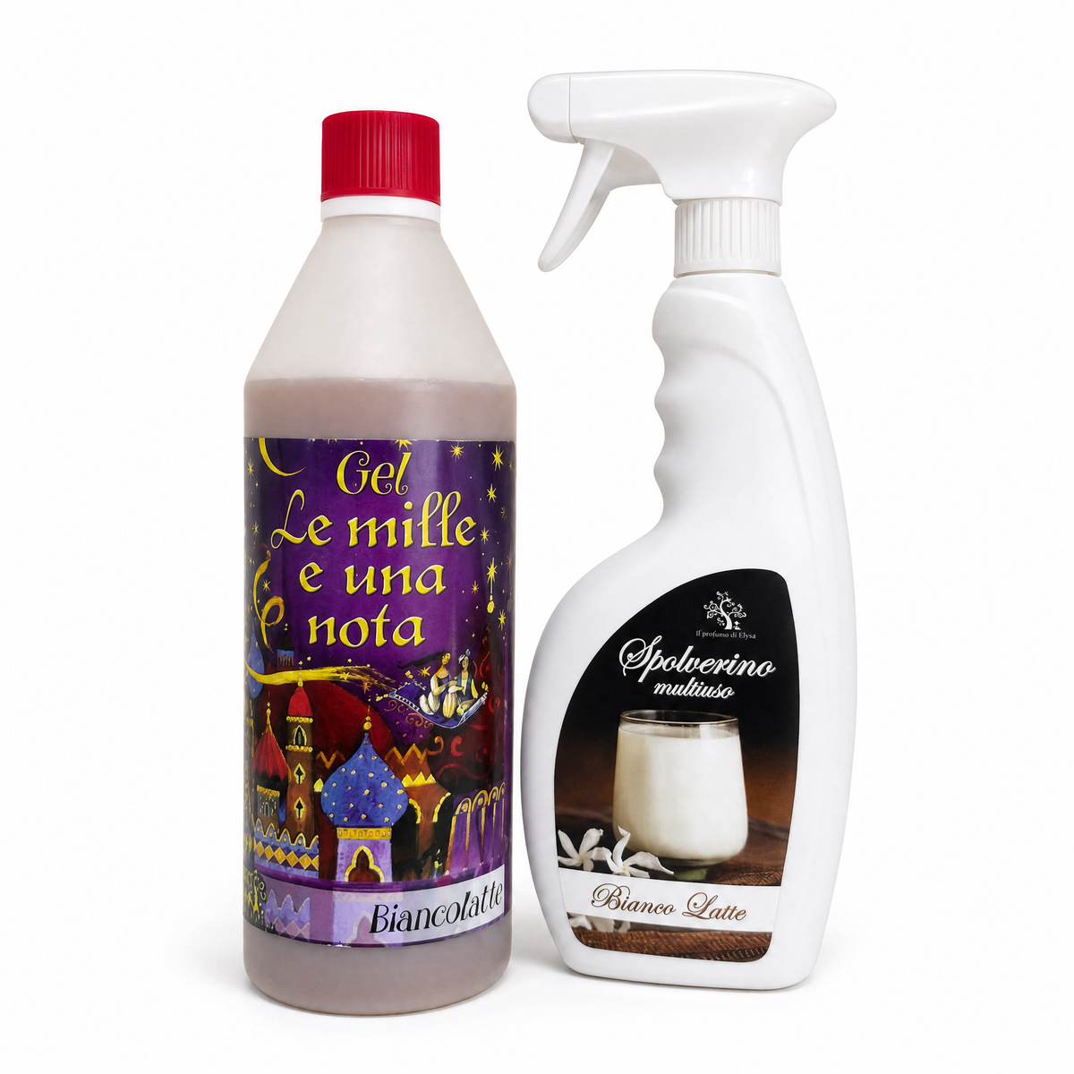 Set Gel Mille e Una Nota + Spolverino Multiuso – Bianco Latte