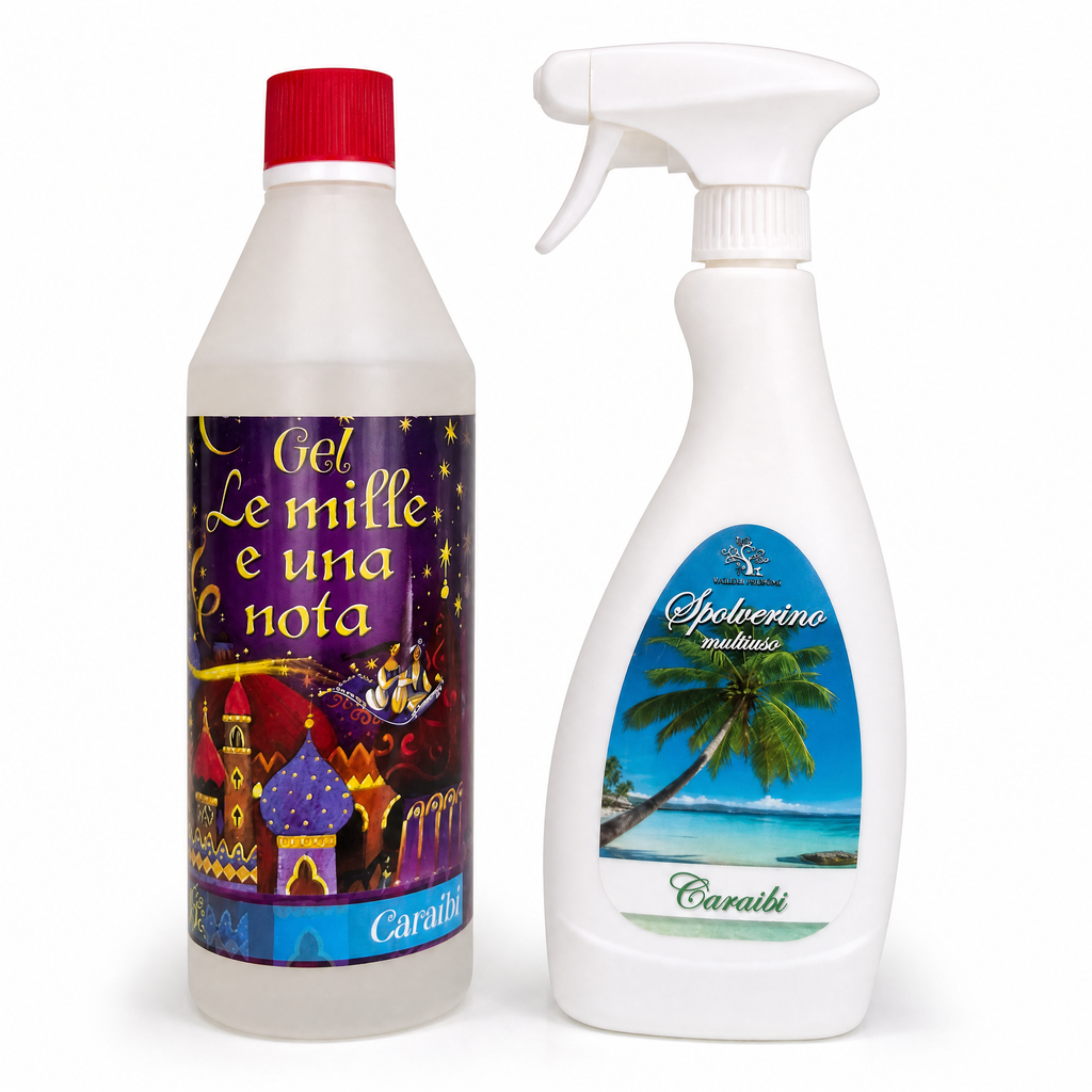 Set Gel Mille e Una Nota + Spolverino Multiuso – Caraibi