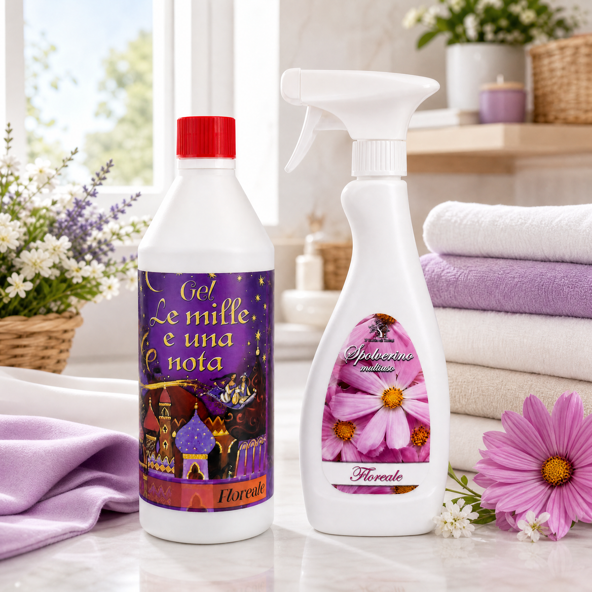 Set Gel Mille e Una Nota + Spolverino Multiuso – Floreale
