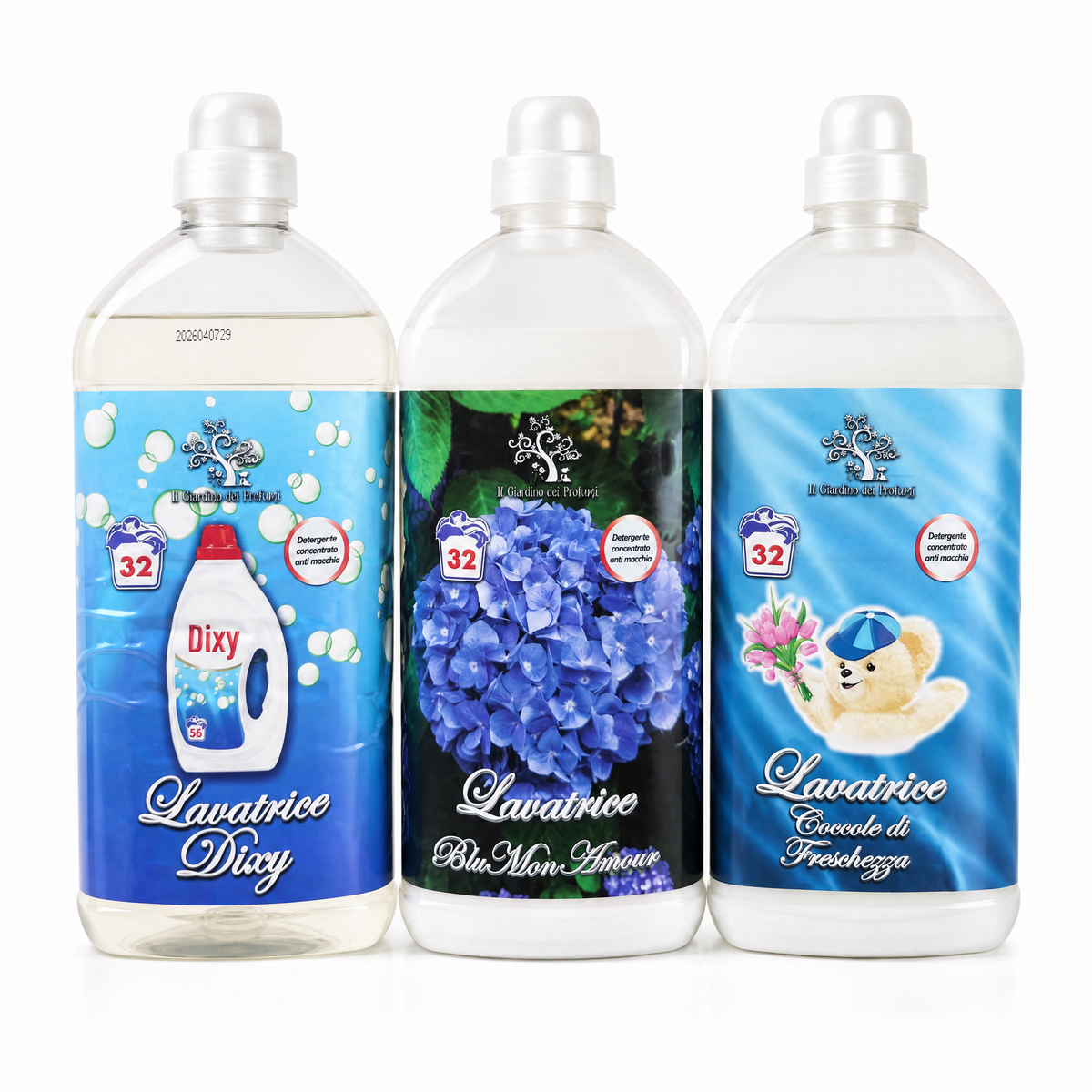 Tris Detersivi Lavatrice Profumati Blu Freschezza – 96 Lavaggi