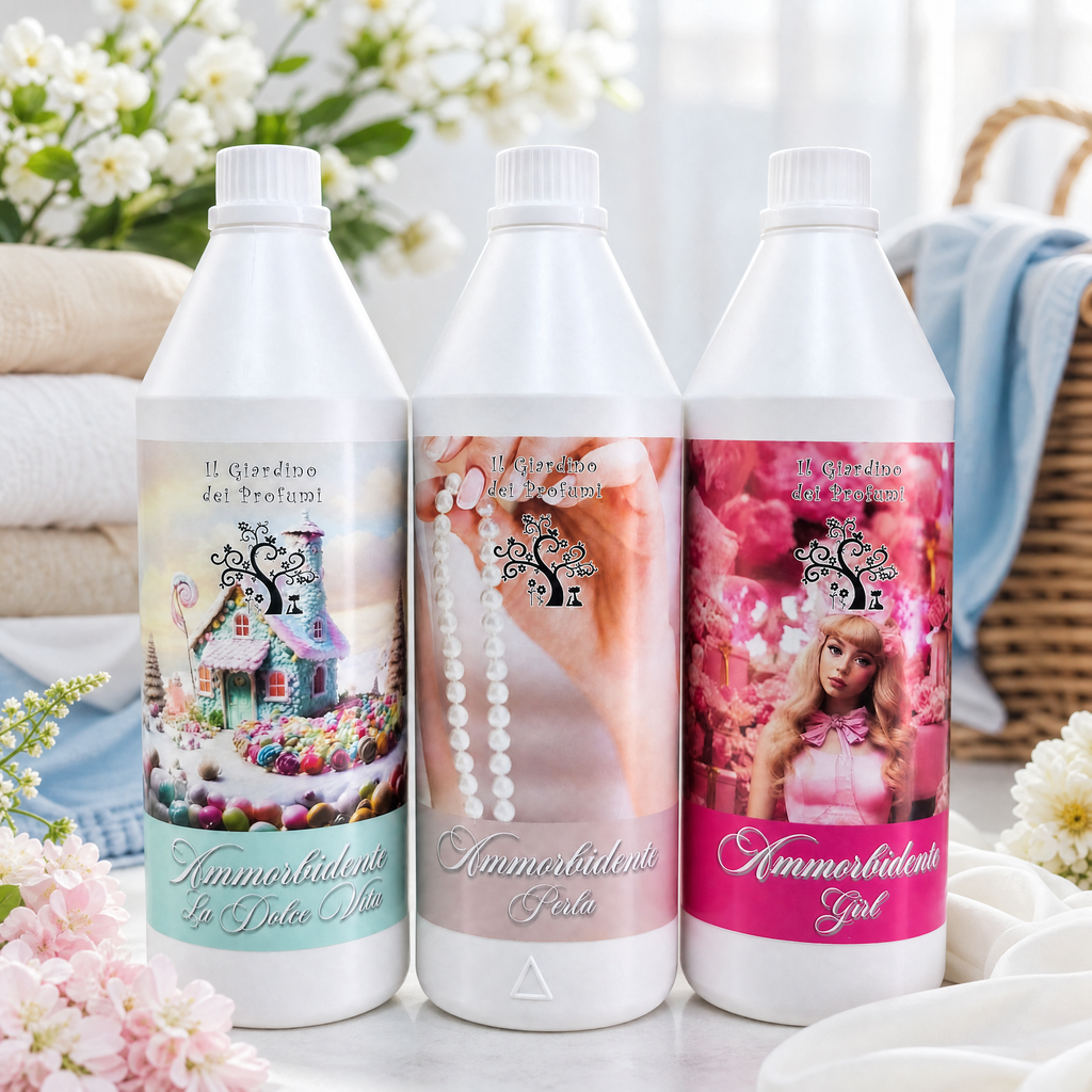Tris Ammorbidenti Super Concentrati Dolce Perla – 3 x 1L