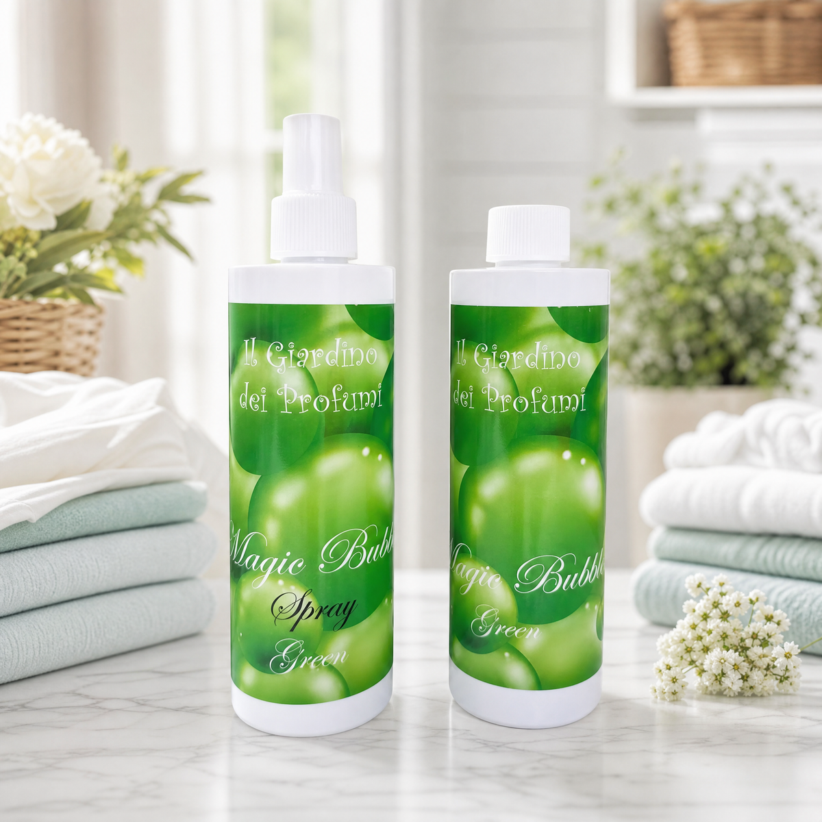Set Profuma Bucato Magic Green – Spray + Essenza