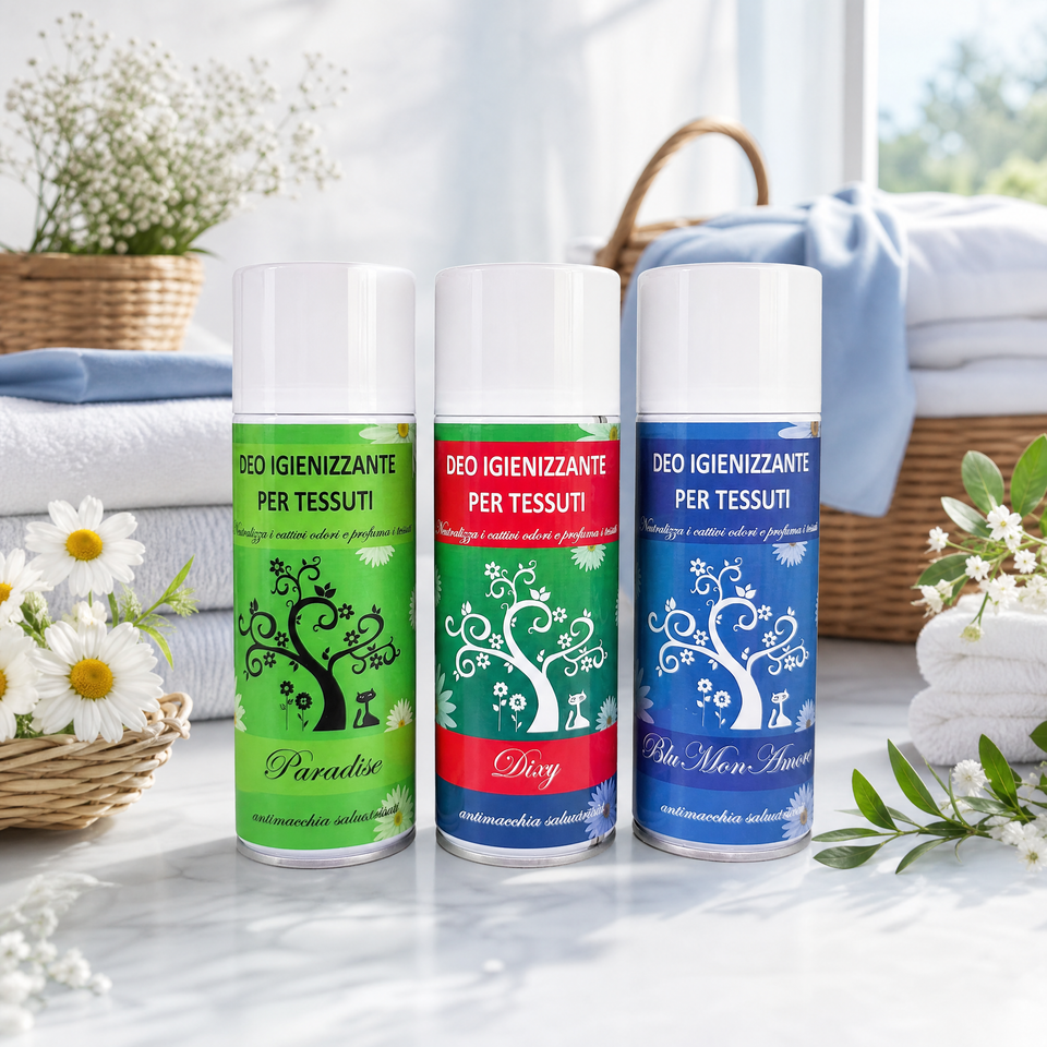 TRIS DEO TESSUTI – PARADISE  + DIXY + BLUE MOON AMOUR