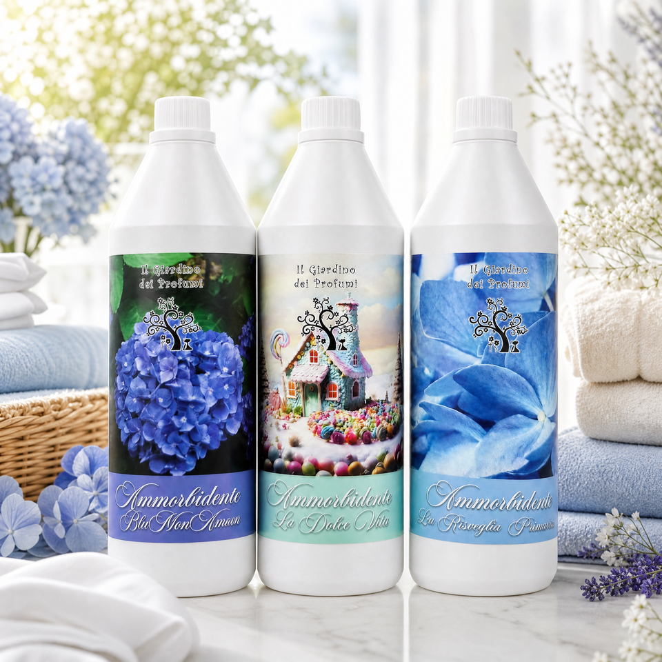 Tris Ammorbidenti Super Concentrati Primavera Blu – 3 x 1L
