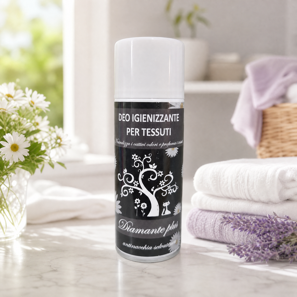 DEO IGIENIZZANTE PER TESSUTI - DIAMANTE PLUS