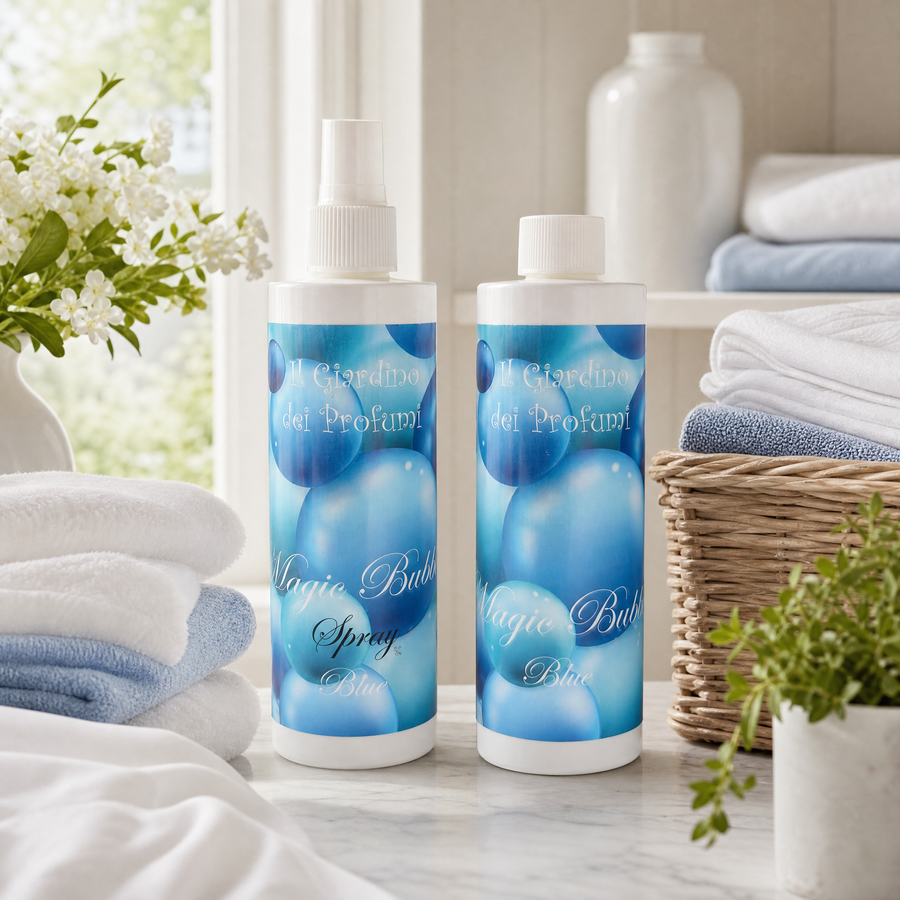 Set Profuma Bucato Magic Blue – Spray + Essenza