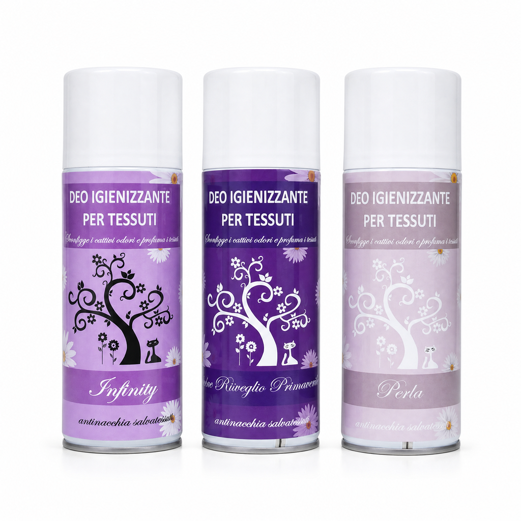 TRIS DEO TESSUTI – INFINITY + RISVEGLIO PRIMAVERA + PERLA
