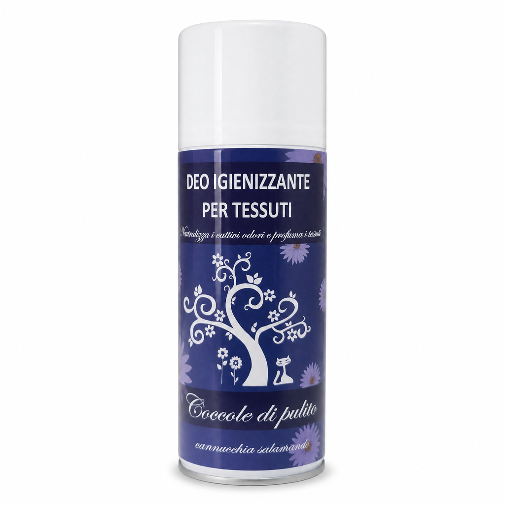 DEO IGIENIZZANTE PER TESSUTI - COCCOLE DI PULITO