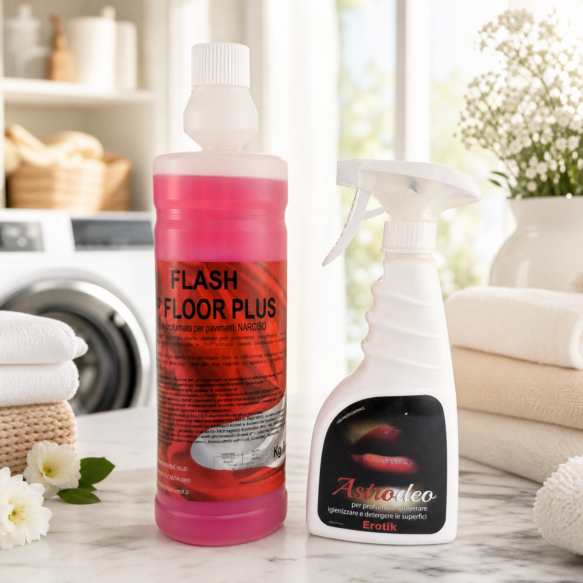 Kit Pulizia Profumata Casa Erotik – Lavapavimenti + Astro Deo