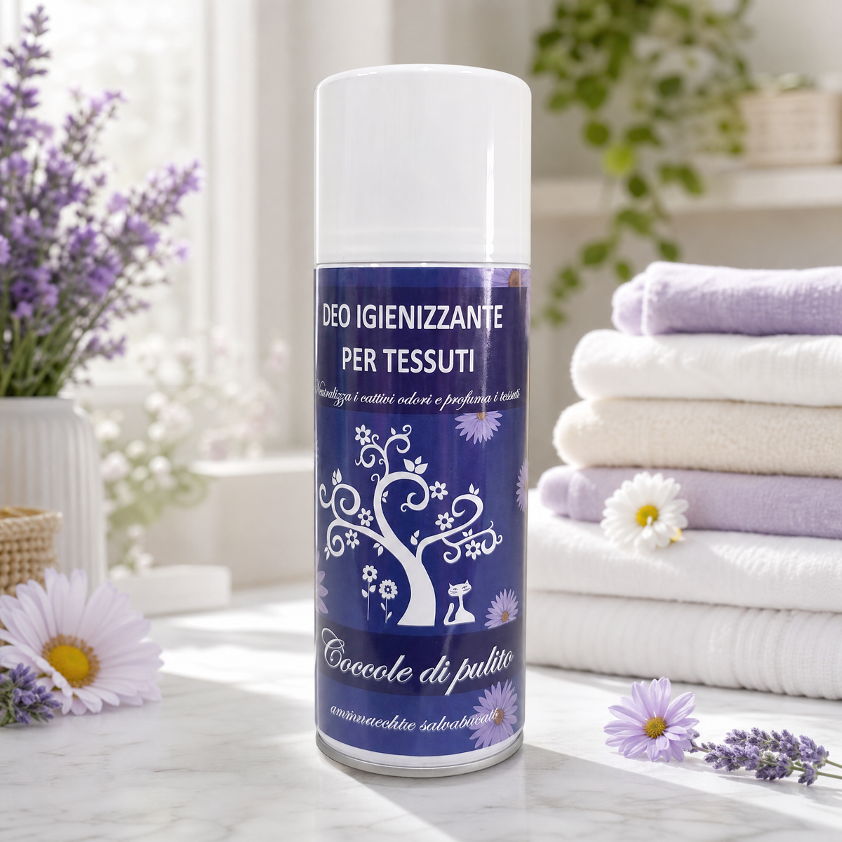 DEO IGIENIZZANTE PER TESSUTI - COCCOLE DI PULITO