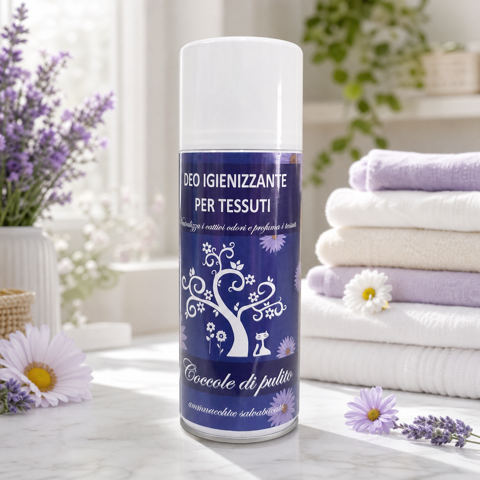 DEO IGIENIZZANTE PER TESSUTI - COCCOLE DI PULITO