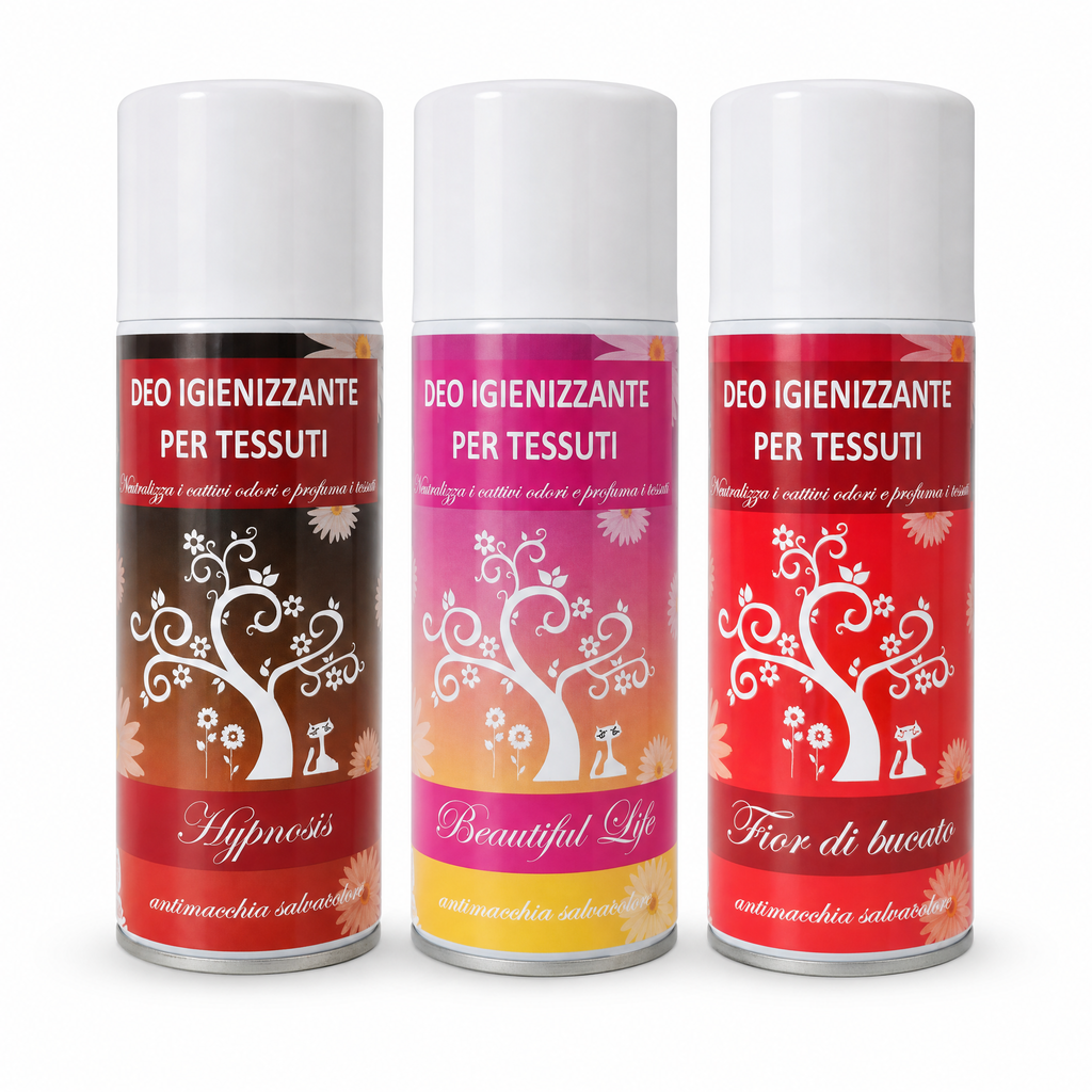 TRIS DEO TESSUTI – HYPNOSISS + BEAUTIFUL LIFE + FIOR DI BUCATO