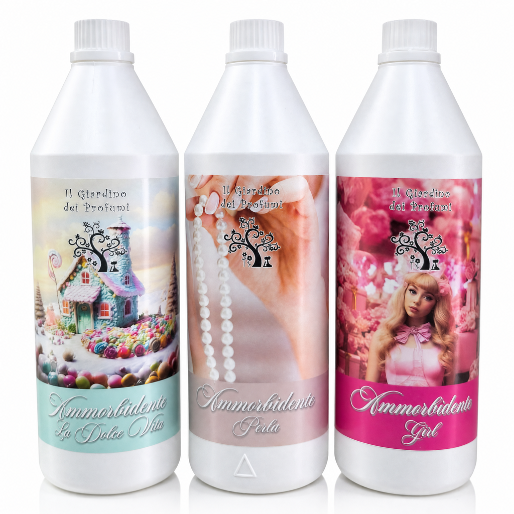 Tris Ammorbidenti Super Concentrati Dolce Perla – 3 x 1L