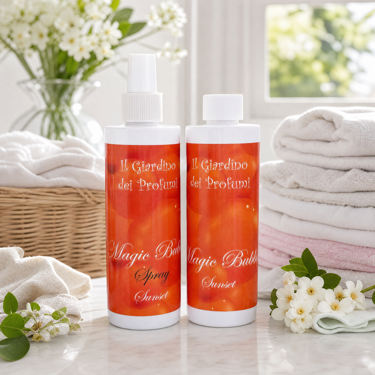 Set Profuma Bucato Magic Sunset – Spray + Essenza