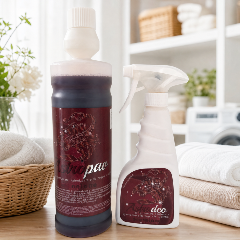 Kit Pulizia Profumata Casa Scorpione – Lavapavimenti + Astro Deo