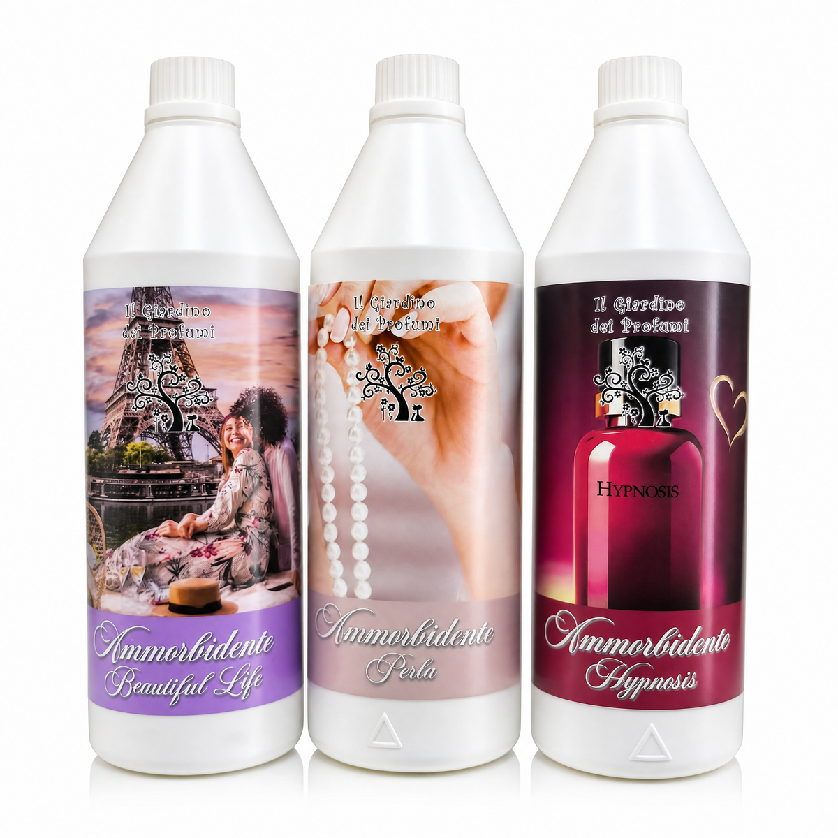 Tris Ammorbidenti Super Concentrati Eleganza – 3 x 1L