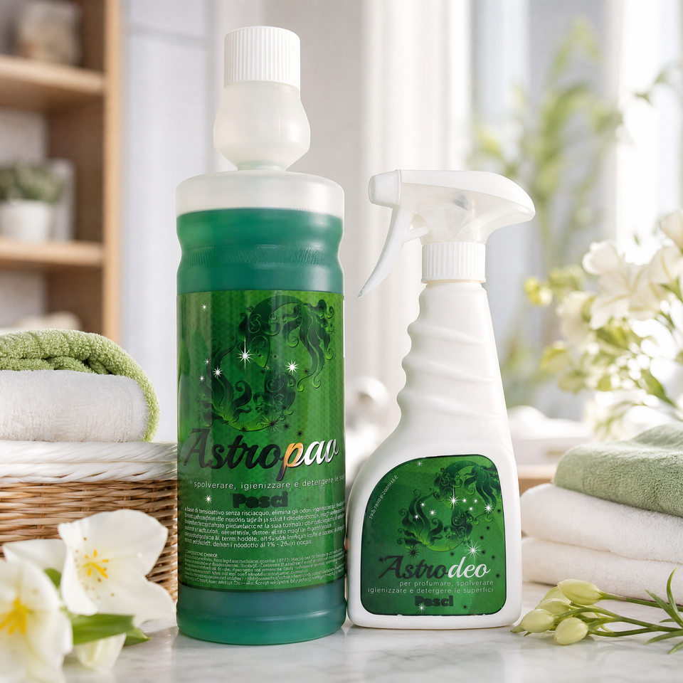 Kit Pulizia Profumata Casa Pesci – Lavapavimenti + Astro Deo