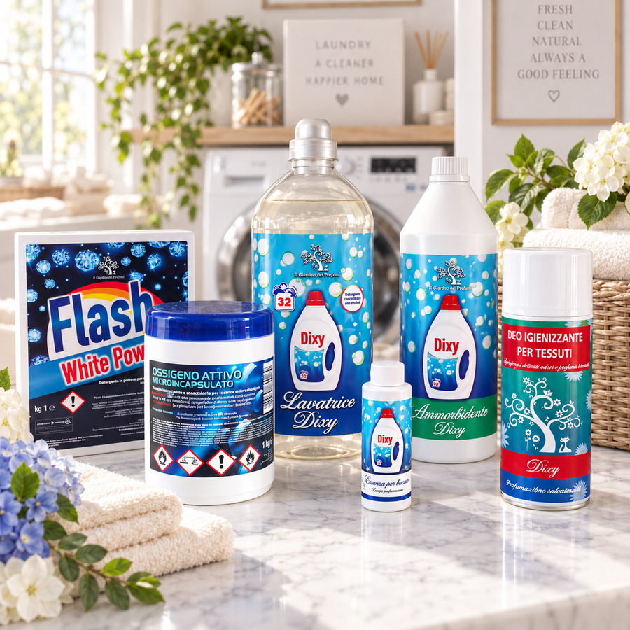 Box Bucato Splendente – Dixy | Kit Completo Lavaggio e Profumazione