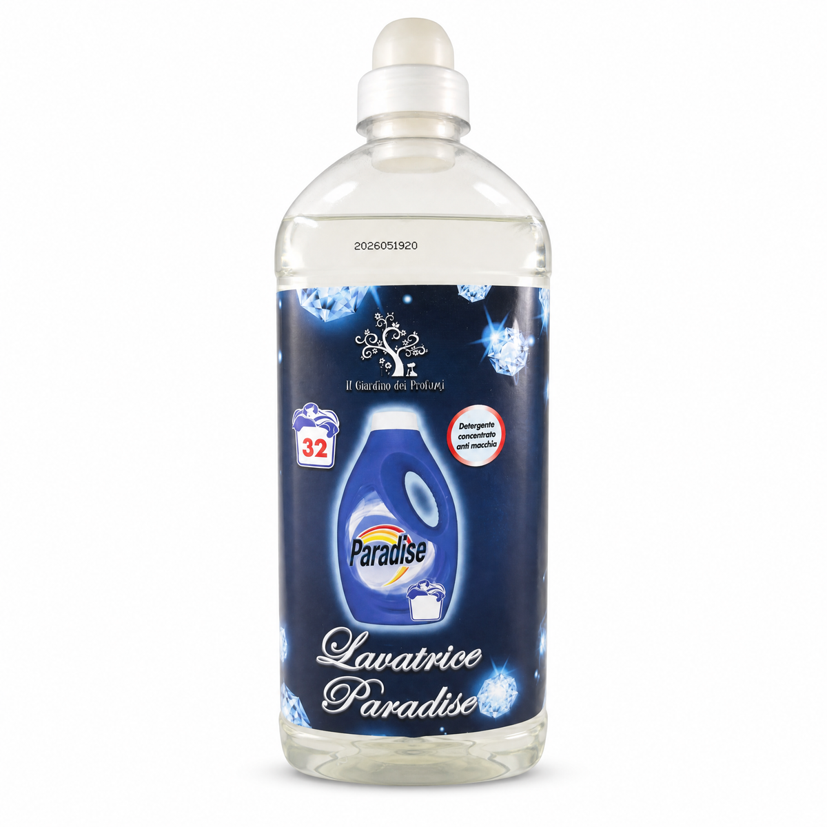 Detersivo Lavatrice Profumato Paradise – Concentrato Smacchiante 32 Lavaggi 1,5L