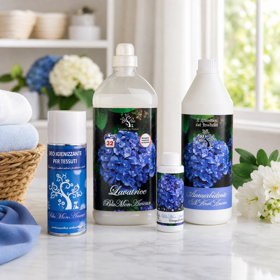 Set Bucato Pulito Blu Mon Amour – Kit Completo 4 Prodotti