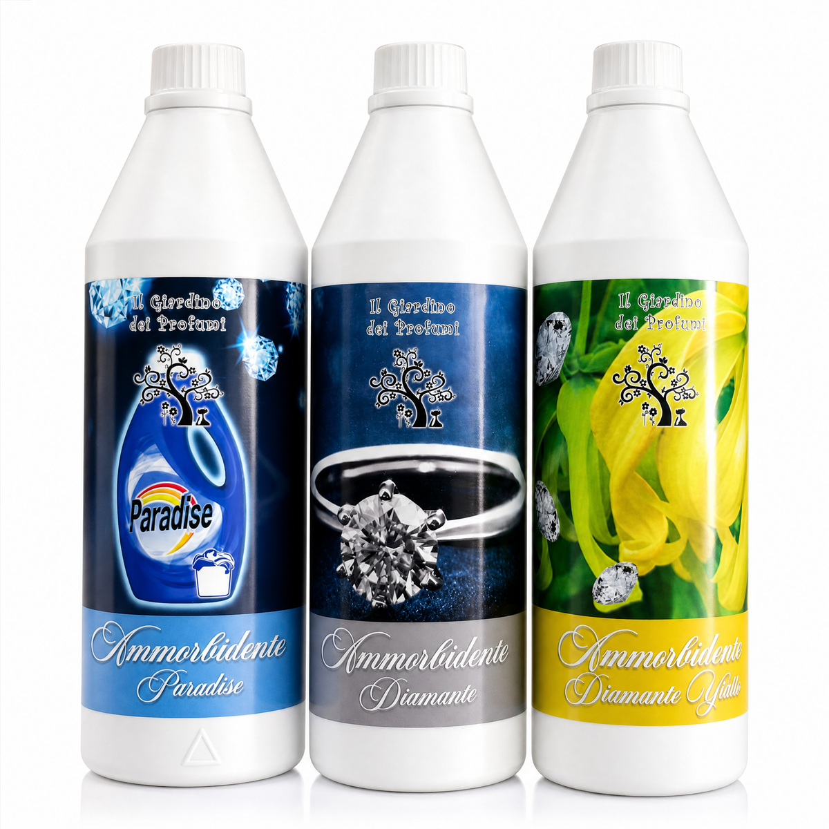 Tris Ammorbidenti Super Concentrati Luce Preziosa – 3 x 1L