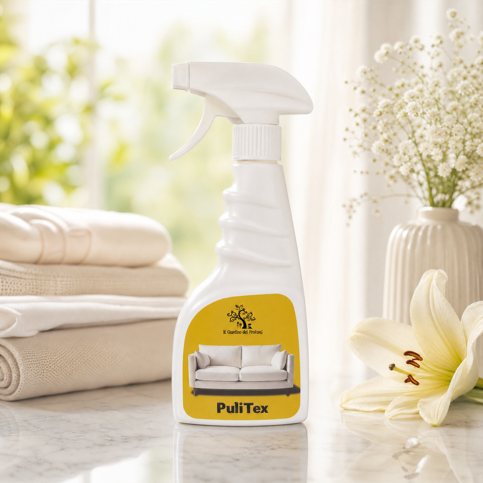 PuliTex 500 ml – Detergente Professionale per Divani, Poltrone, Interni Auto e Scarpe