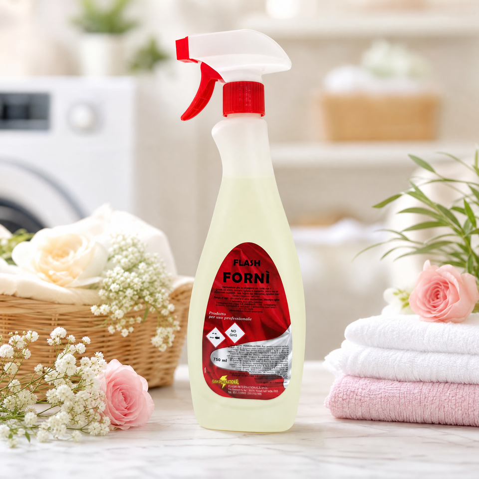 Flash Forni – Sgrassatore Professionale per Forni, Griglie e Piastrelle 750 ml