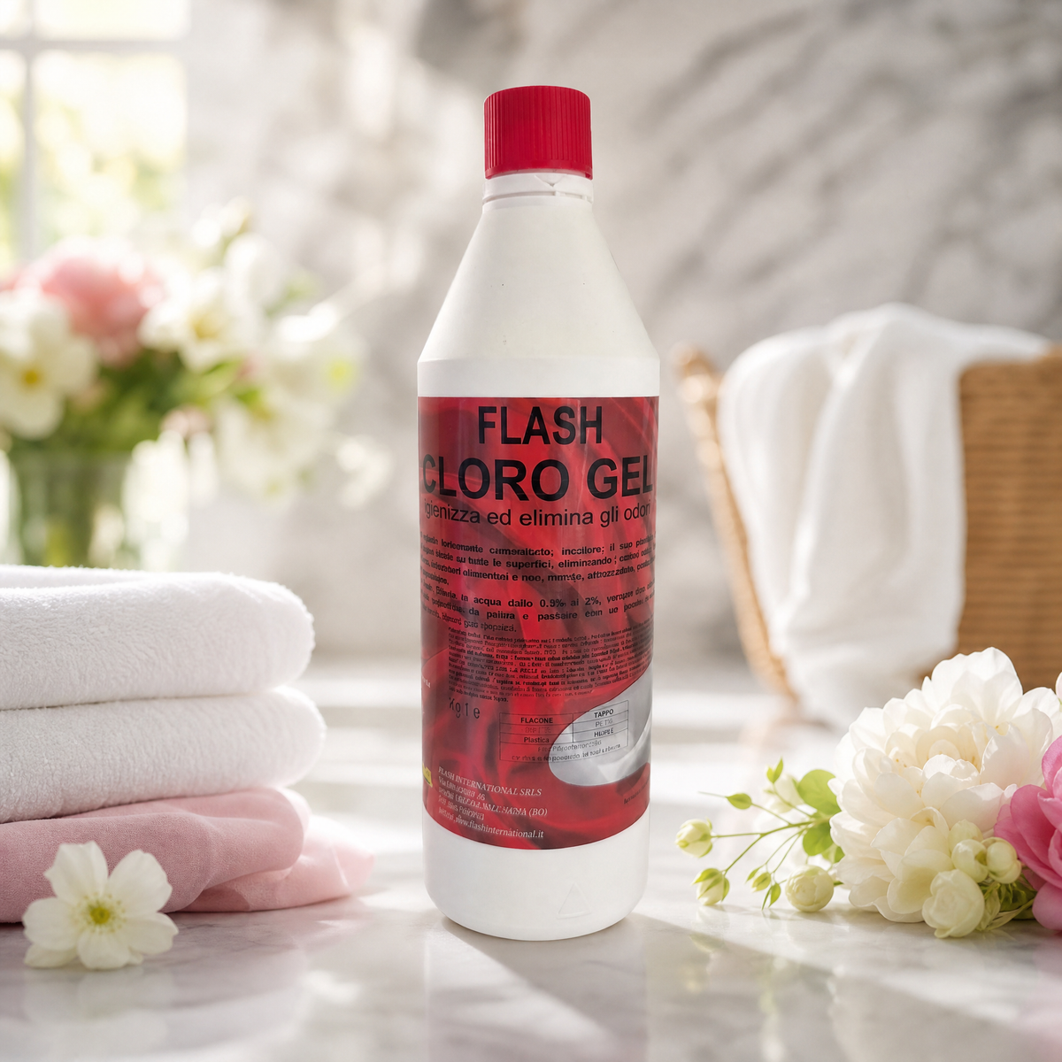 Flash Cloro Gel – Igienizzante Concentrato per Superfici 1 L