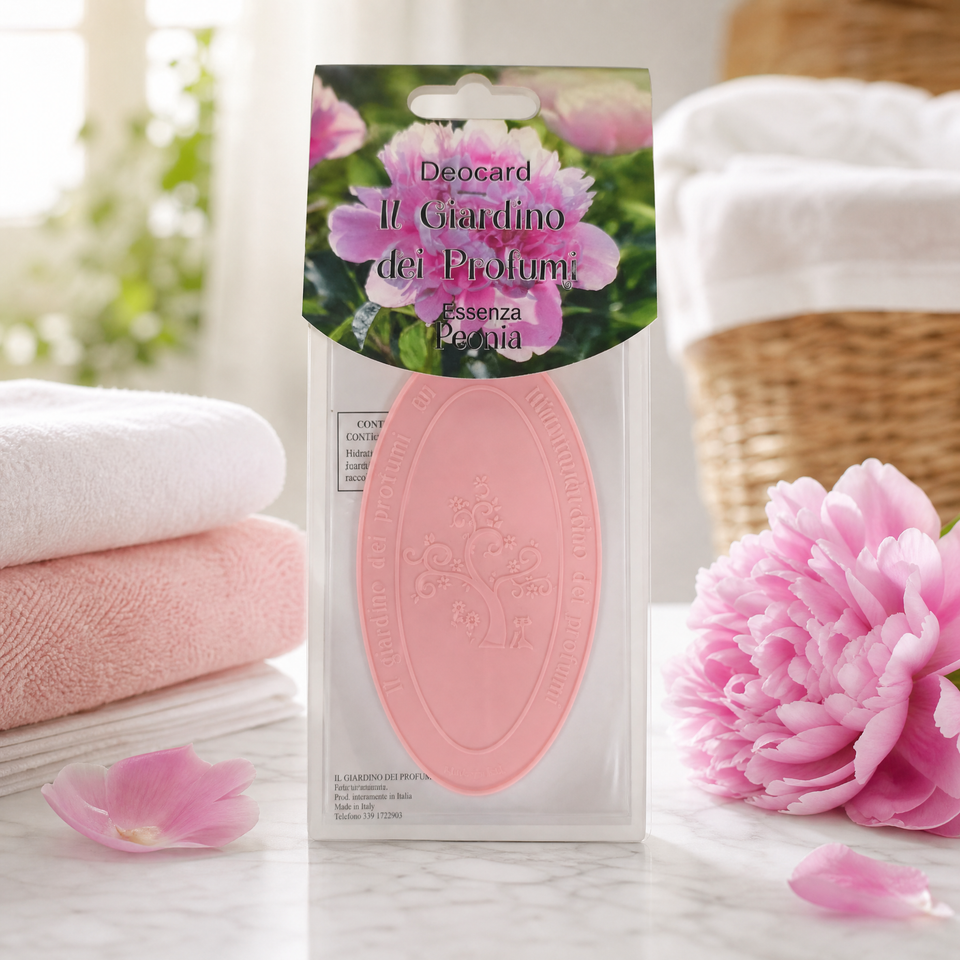 Deocard Peonia – Profumatore per Armadi e Cassetti