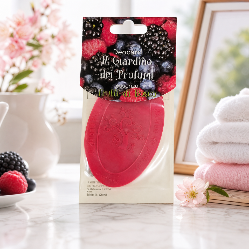 Deocard Frutti di Bosco – Profumatore per Armadi e Cassetti